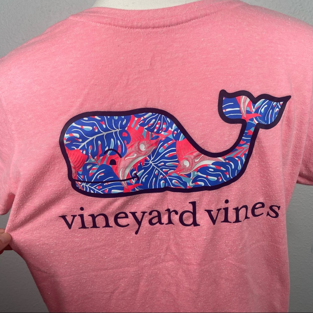 1. Vineyard Vines Front Pocket Shirt - Pink - Picture 4 of 7